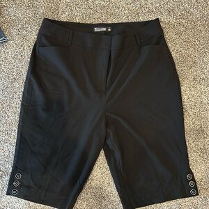 New York and Company black dress short shorts